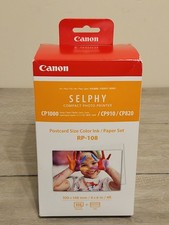 Canon RP-108 Color Ink/Paper Set, Compatible with Selphy CP910/CP820/CP1200 picture