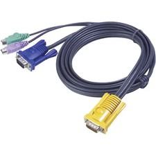 ATEN 2L-5202P KVM Cable [1x SPHD-15 Plug - 2x PS/2 Plug, VGA Plug] 1.80m Ner picture