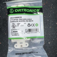 20 pack. ORTRONICS Baseplate OR-41900018 TracJack Stylistics 4-Port Fog White picture