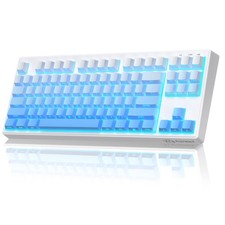 Glacier Blue M87V2 Wireless Gaming Keyboard Tri-Mode BT/2.4G/Plastic Wired picture