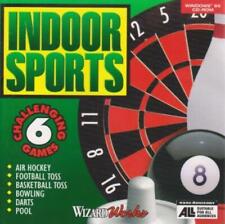 Indoor Sports PC CD air hockey darts pop-a-shoot football toss 8-ball pool game picture