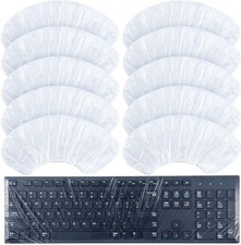 30 Pcs Universal Disposable Keyboard Protector Cover 0.025mm Wipeable Fully C... picture