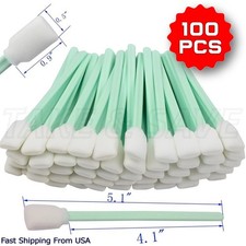 100Pcs Tipped Cleaning Solvent Swabs Foam Dust-Free for Camera Optical Lens Art picture