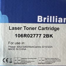 106R02777 Toner Cartridge Black 2 Pack Replacement For Xerox 106R02777 NOT OEM picture