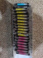 Lot of 19 Compatible Epson 212 Ink Cartridges Sealed (1 Black, 1 Cyan, 10... picture