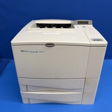HP LaserJet 4000TN Network Laser Printer Dual Tray Powers On Paper Jam. Read picture