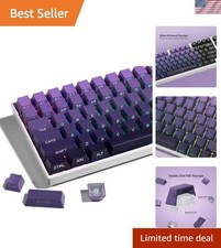 Ergonomic XVX Gradient Double Shot Keycap Set - Shine Through Design, 136 Keys picture