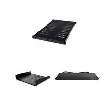 StarTech.com Server Rack Bundle - 1U Adjustable Shelf + 2U Vented Shelf + 8 O... picture
