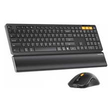 ProtoArc KM60 Wireless Keyboard Mouse Bluetooth 2.4GHz Rechargeable Ergonomic picture