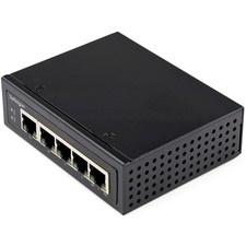 StarTech Industrial 5 Port Gigabit PoE Unmanaged Switch IP-30 IESC1G50UP picture