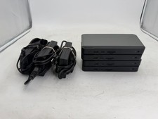 Lot of 4 ALOGIC DX3 Universal Docking Station DUPRDX3 Triple 4K Display 3 PSUs picture