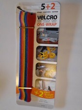 Lot of 2 Velcro 90346P One-Wrap Straps Rainbow Velcro Wire Ties BONUS 5+2 FREE  picture