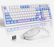 MageGee Wireless Gaming Keyboard and Mouse Combo V560, RGB Backlit Rechargeable picture