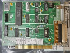 IBM PC vintage  ISA 8 BIT ASYNC Card, 1501485XM Serial 25 PIN D (male) port picture