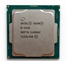 Intel Xeon E‑2236 SRF7G 3.40GHz 6‑Core 12‑Thread LGA1151 Server CPU Processor picture