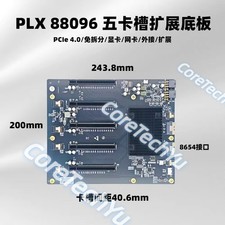 PLX88096 Expansion Card PCIe 4.0 5-card expansion backplane Adapter Board picture