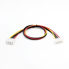 1pc 50cm/1.5ft IDE 4 PIN Molex Male Power to Female Jack Extension Adapter Cable picture