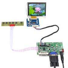 DVI VGA LCD Controller Board With 3.5in VS035SD1 Replace PD035VX2 640x480 LCD picture