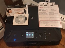 Canon Pixma MG5420 All-In-One Inkjet Printer w Paperwork CD-ROM Disc Tested picture