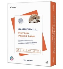 Hammermill Printer Paper, Premium Inkjet & Laser Paper 24 Lb, 8.5 x 11 - 1 Ream picture