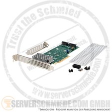 Supermicro 2x M.2 NVMe + SATA PCIe x8 Raid Storage Controller AOC-SLG4-2H8M2 +NE picture