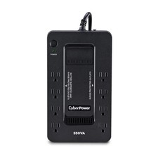 Cyber Power SX550G-R 550VA/330W UPS System,8 Outlets,Black-Cerified Refurbished picture