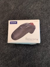 ELECOM Relacon Wireless Thumb Trackball Mouse Bluetooth 10 Buttons for PC Mac picture