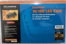 Linksys EtherFast 10/100 LAN Card PCI Adapter Model LNE100TX - Brand New Sealed picture