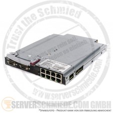 HP Virtual Connect 1/10Gb VC Ethernet Module 8x 1GbE RJ-45 copper 2x 10GbE CX4 3 picture