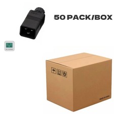 (50PACK)IEC320 C20 Male Rewirable DIY Power Plug Adapter 16A 125V/250V Connector picture
