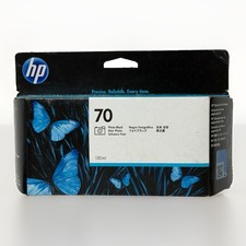 Unopened OEM HP 70 C9449A Photo Black 130ml Ink Cartridge Expired  picture