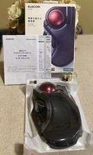 ELECOM Trackball Wireless Mouse Large Tapper M-HT1DRBK New picture