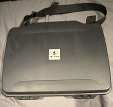 Pelican 1075 13 in Laptop Briefcase Hard Water-Resistant Case Strap Black picture