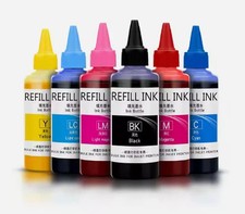 6x100ML Refill Dye Ink for Epson L3251  L1300 L8188 L3219 L5158 L2367 printer picture
