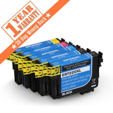 5PK 220XL Ink For Epson XP-320 XP-420 XP-424 WF-2630 WF-2650 WF-2660 WF2750 2760 picture