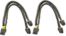 2x PCIE PCI-Express 8 Pin to 2x 8Pin Video Card GPU Splitter Power Adapter Cable picture