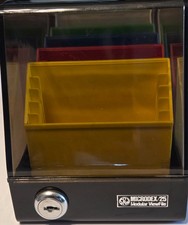 Vintage SRW Microdex 25 Floppy Disk Case for 3.5 inch Computer Disk Modular View picture