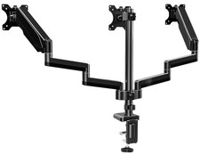 UPGRAVITY Triple Monitor Desk Mount for Three Flat/Curved Computer Screens up... picture
