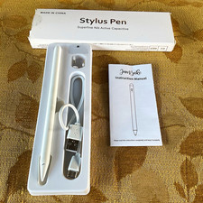 Jamjake Active Capacitive Stylus Superfine Nib White for Apple iPad Pro 11/12.9 picture