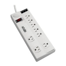 Tripp Lite TLP808TELTAA 8-Outlet Tel/Modem/Fax Surge Protector, 8' Cord,TAA picture