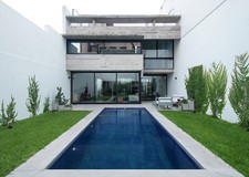 Landscape house architecture modern mansions luxury Custom Gaming Mat Desk picture