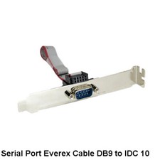 12 inch DB9 Male To IDC10 Female Serial Port Everex Cable Bracket AT MotherBoard picture