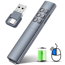Presentation Clicker with Air Mouse, RF 2.4GHz PowerPoint Clicker for PPT picture