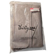 Thirty One Laptop Sleeve in Stone Distressed Pebble New In Package picture