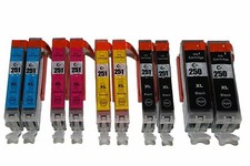 10 Pk New Canon PGI-250XL CLI-251XL Compatible Ink For Pixma MX722 MX922 picture