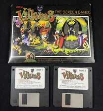 Vintage 1998 Copernicus Software Disney Villians 32 Screen Saver Images picture