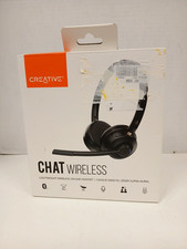 Creative Chat Wireless Lightweight On-Ear Headset, Black picture