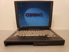 Vintage Compaq Armada 7400 PII-366MHz 128MB 12GB S3 Virge DVD-ROM Laptop Win98 picture