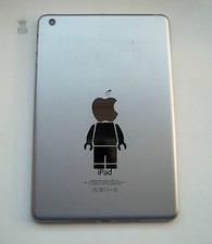 Funny iPad Mini Headless Brick Man Vinyl Decal Sticker Mac Macbook  picture