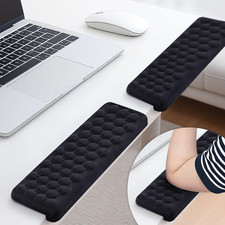 L-Shaped Desk Elbow Pads (2-Pack) - Adjustable Spacing Memory Foam Desk Edge Cus picture